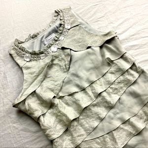 Ruffled Jewel Dressbarn Collection Top